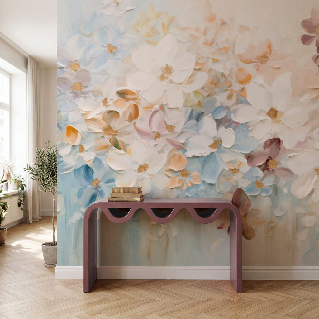Watercolour Petal Cascade — interior 3