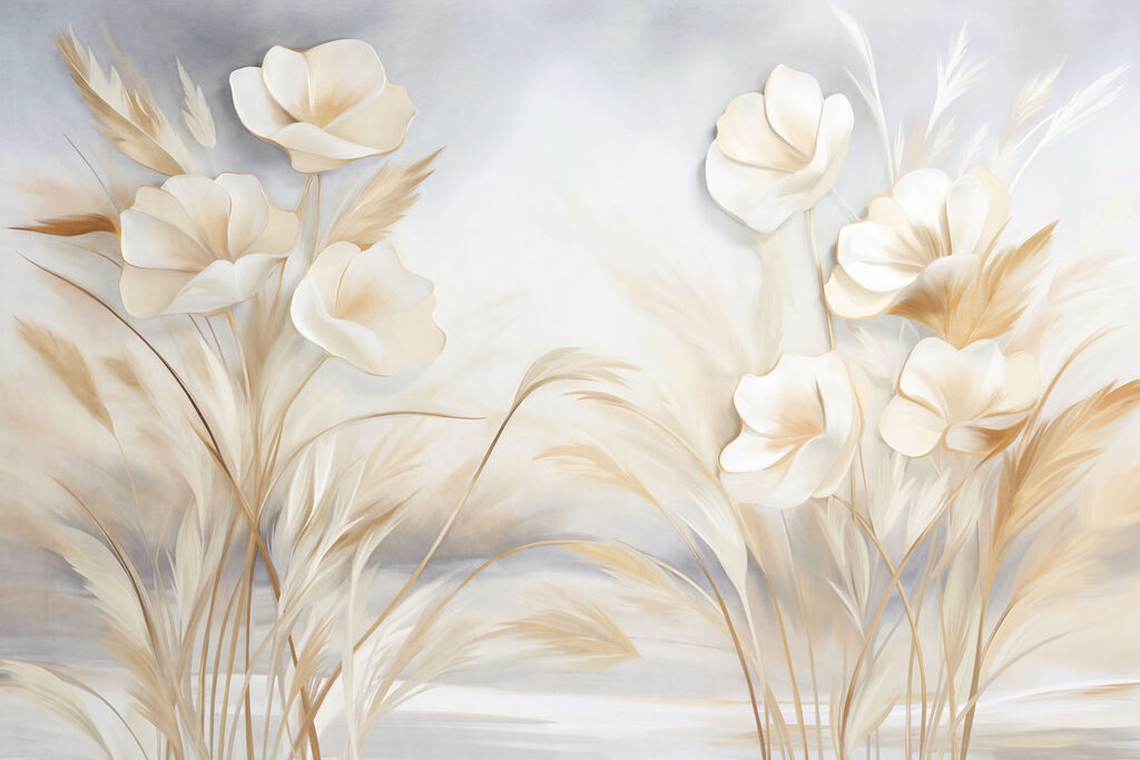 Flowers Among Grasses — full design